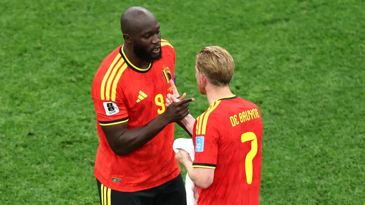 Kevin De Bruyna y Romelu Lukaku.
