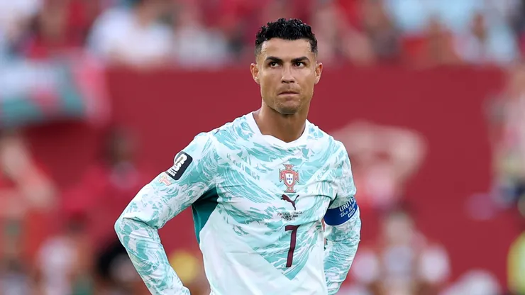 Cristiano Ronaldo, durante el partido entre Portugal y Croacia.