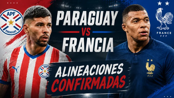 Alineaciones Paraguay vs Francia