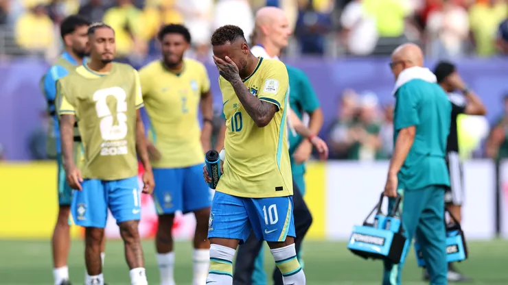 Neymar llorando.