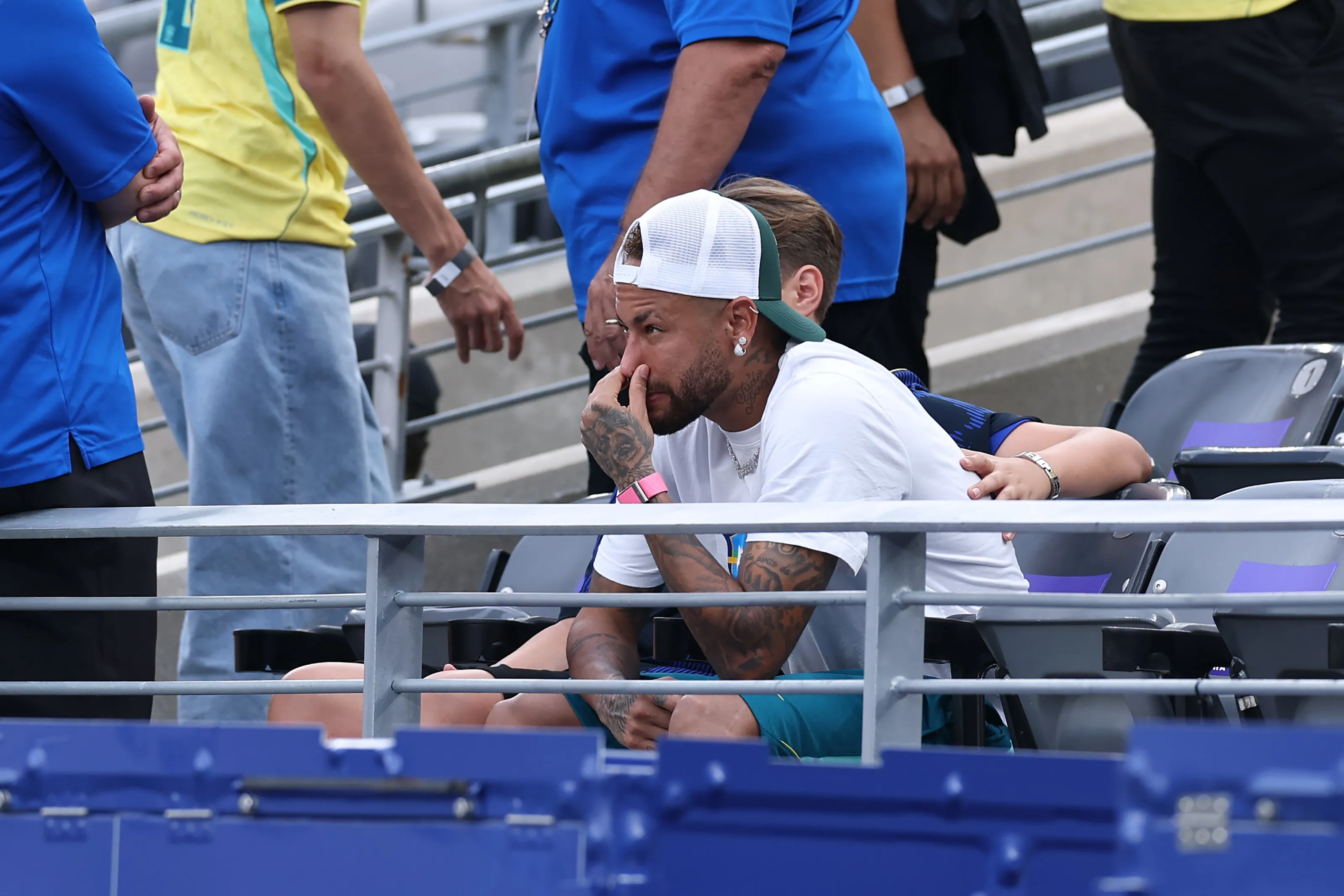 Neymar después de la derrota ante Noruega (Foto: Getty).