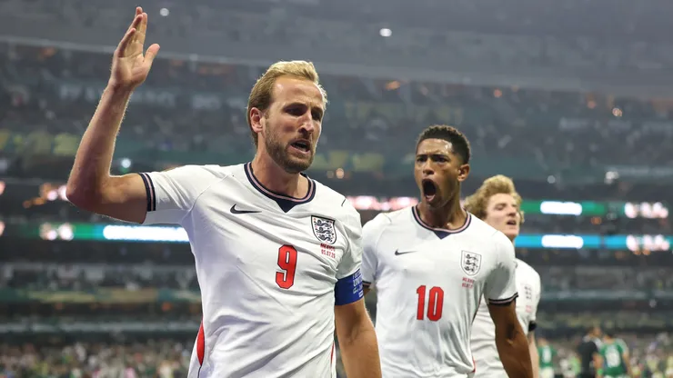 Harry Kane festejó su gol ante México.