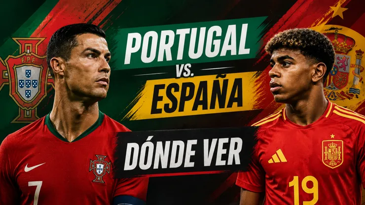Dónde ver Portugal vs España