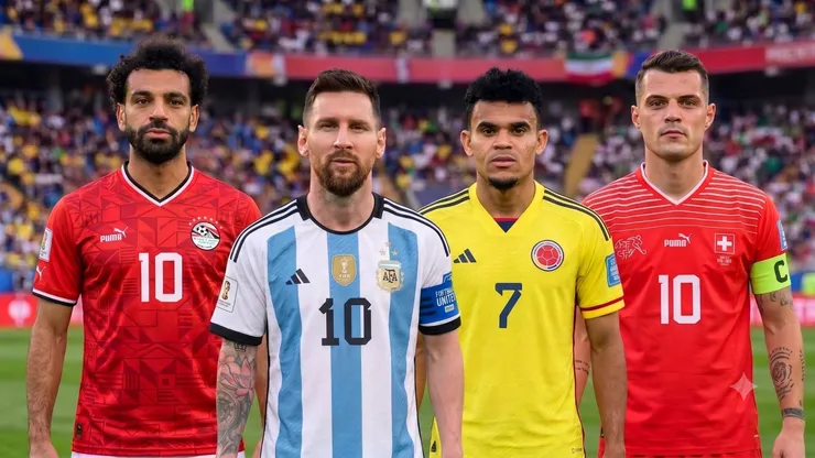 Mohamed Salah, Lionel Messi, Luis Díaz y Granit Xhaka ven acción en la última jornada de octavos de final del Mundial 2026.