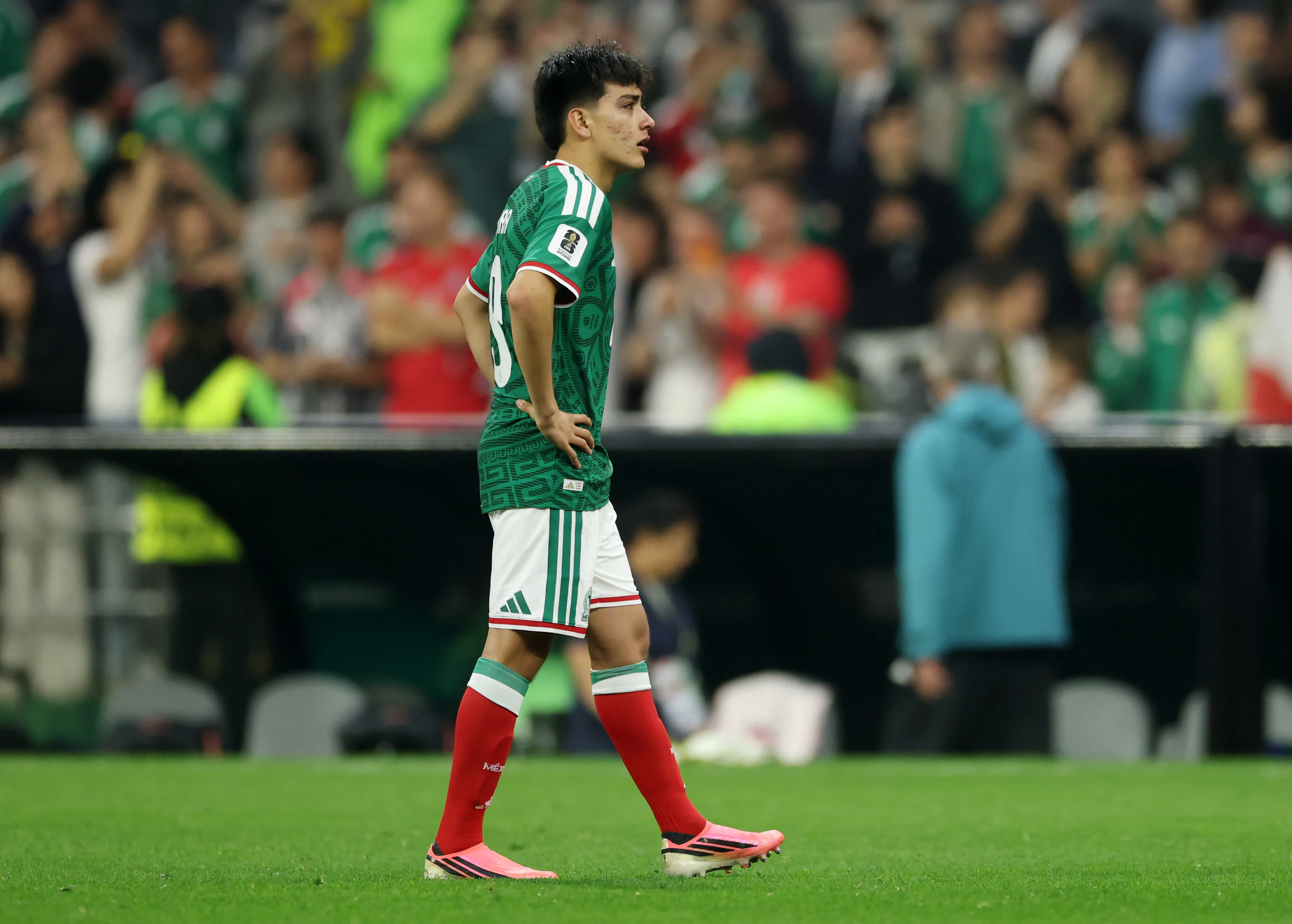 Gilberto Mora con la Selección de México (Foto: Getty).