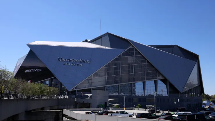 El Mercedes-Benz Stadium, de Atlanta, recibe el partido entre Argentina y Egipto.