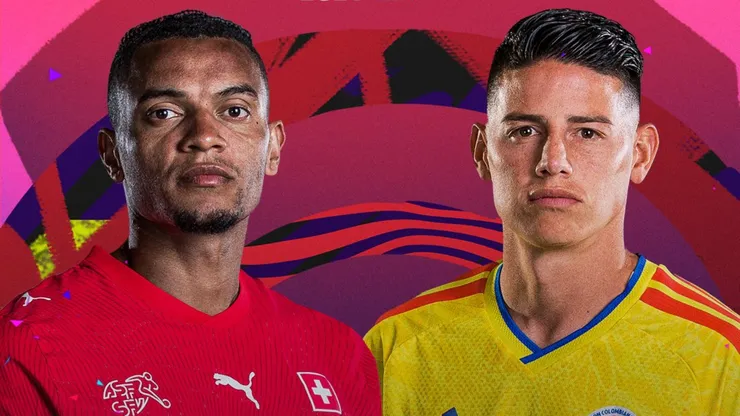 Dónde ver EN VIVO Suiza vs. Colombia.