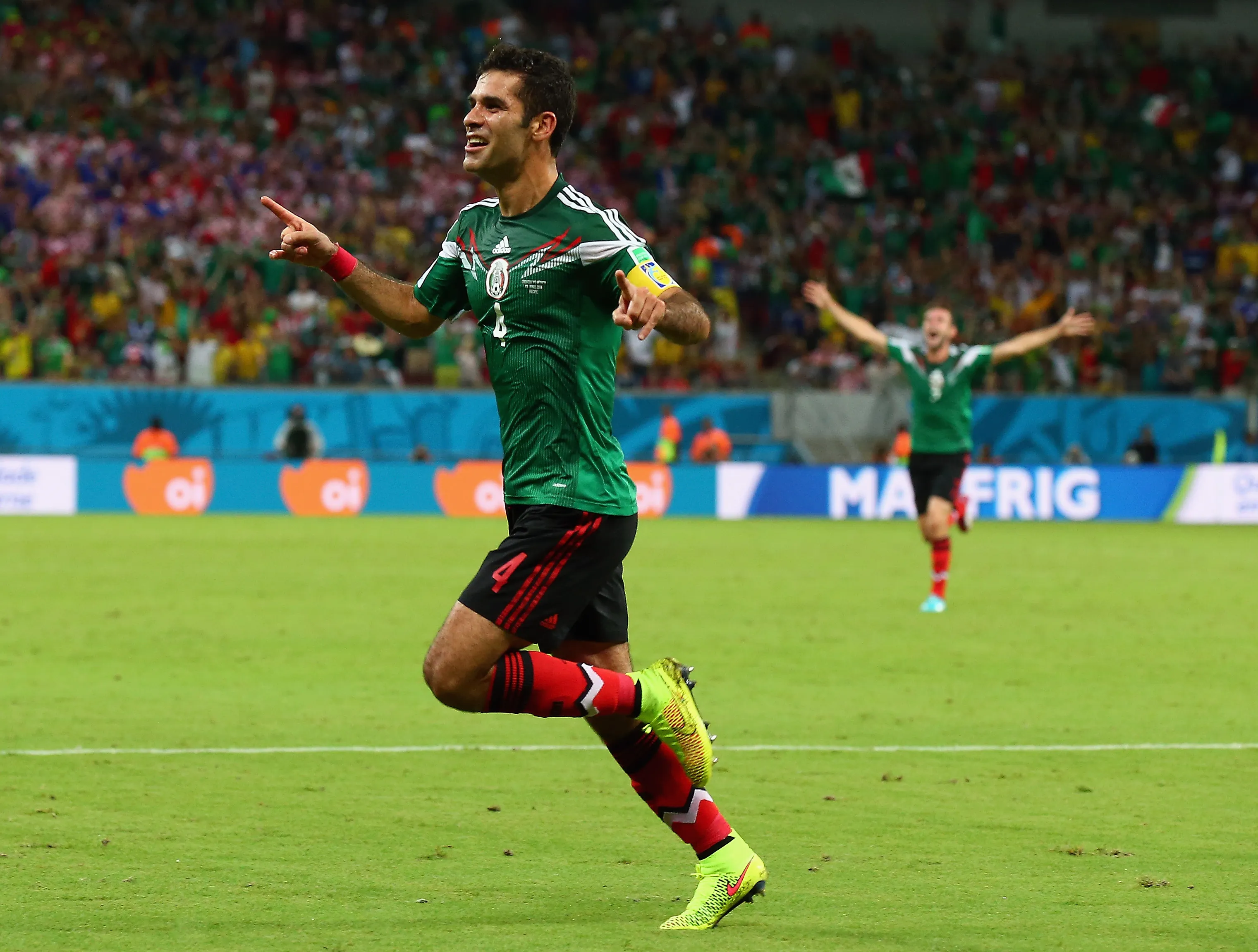 Rafael Márquez celebrando (Foto: Getty).