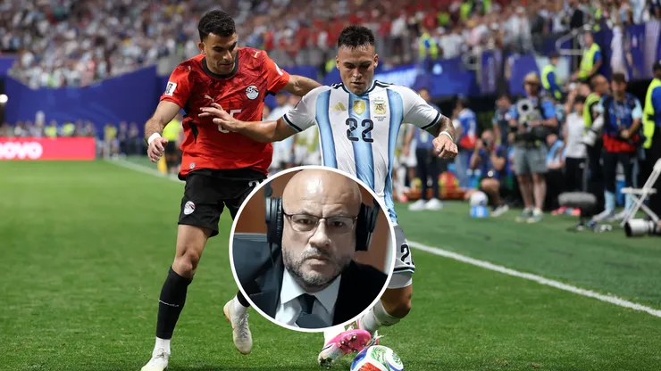 Mr Peet critica el arbitraje del Argentina vs Egipto.
