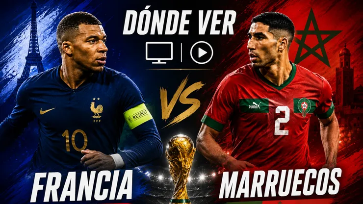 Dónde ver Francia vs Marruecos