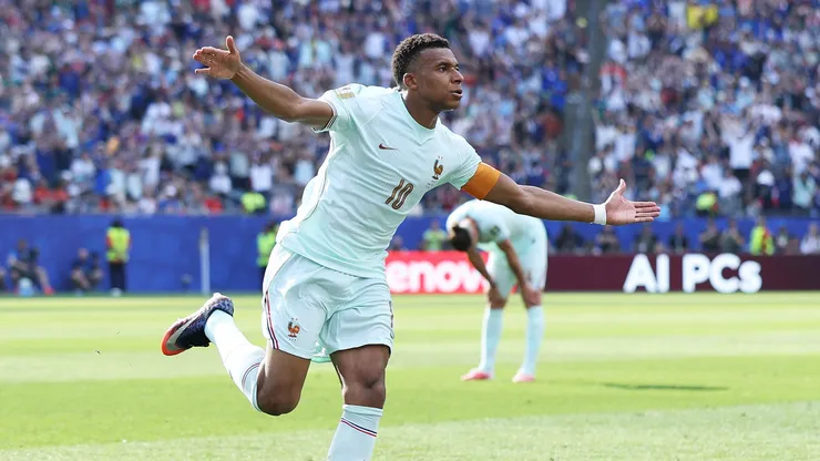 Kylian Mbappé marcó en el triunfo de Francia ante Marruecos.