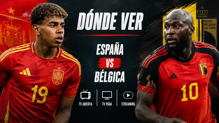 Dónde ver España vs Bélgica