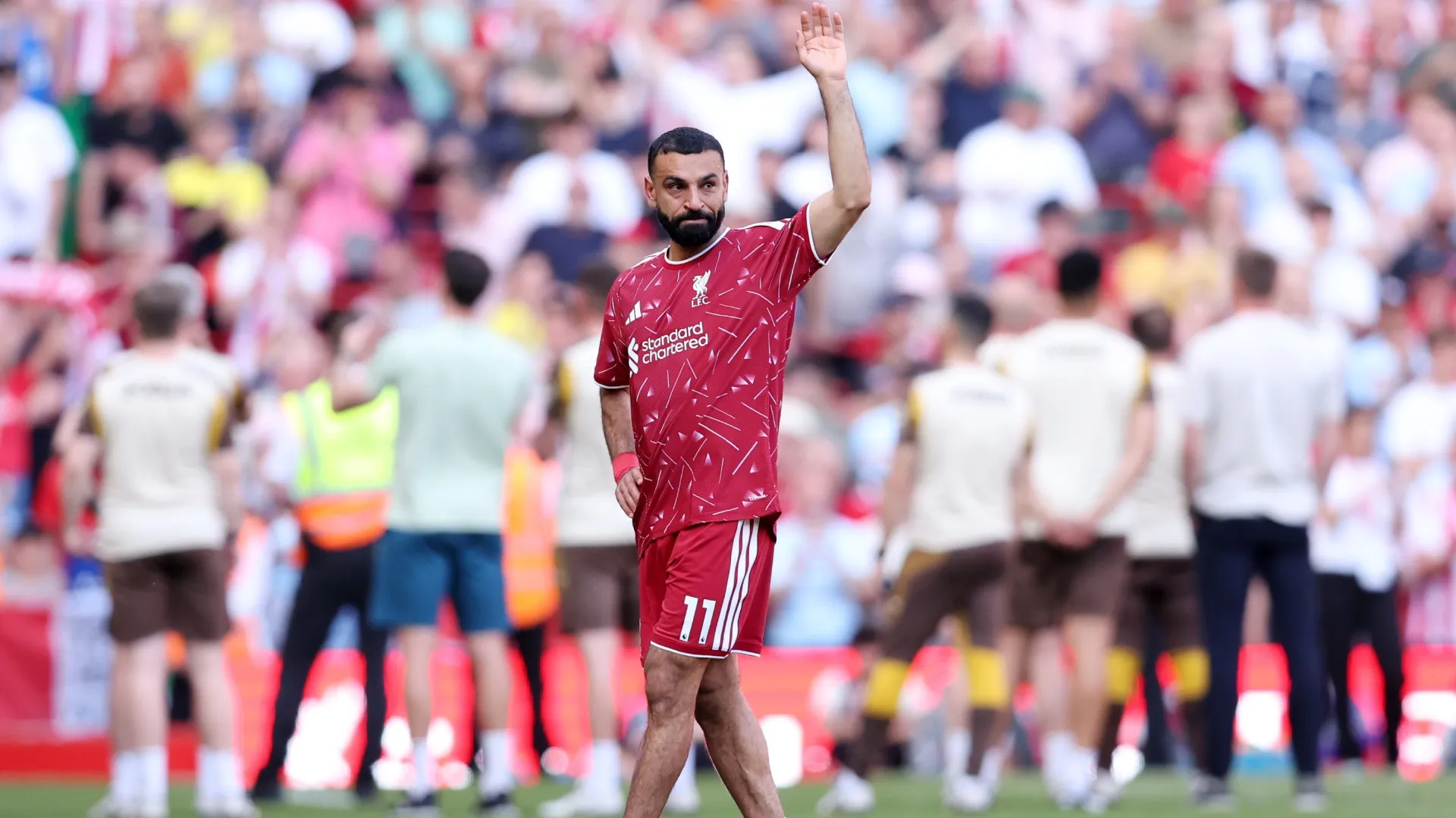 Salah se despidió de Liverpool hace algunas semanas (Getty Images).