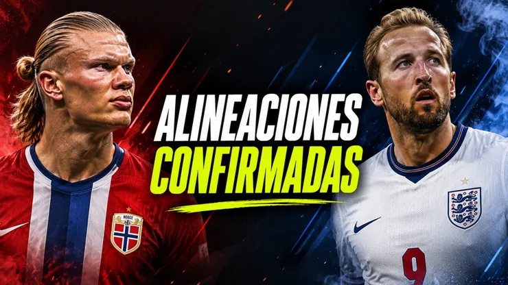 Alineaciones confirmadas Noruega vs Inglaterra