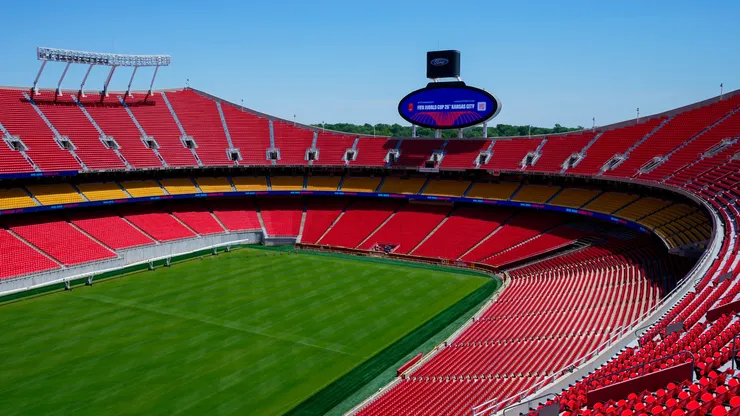 El Arrowhead Stadium, visto sin público.