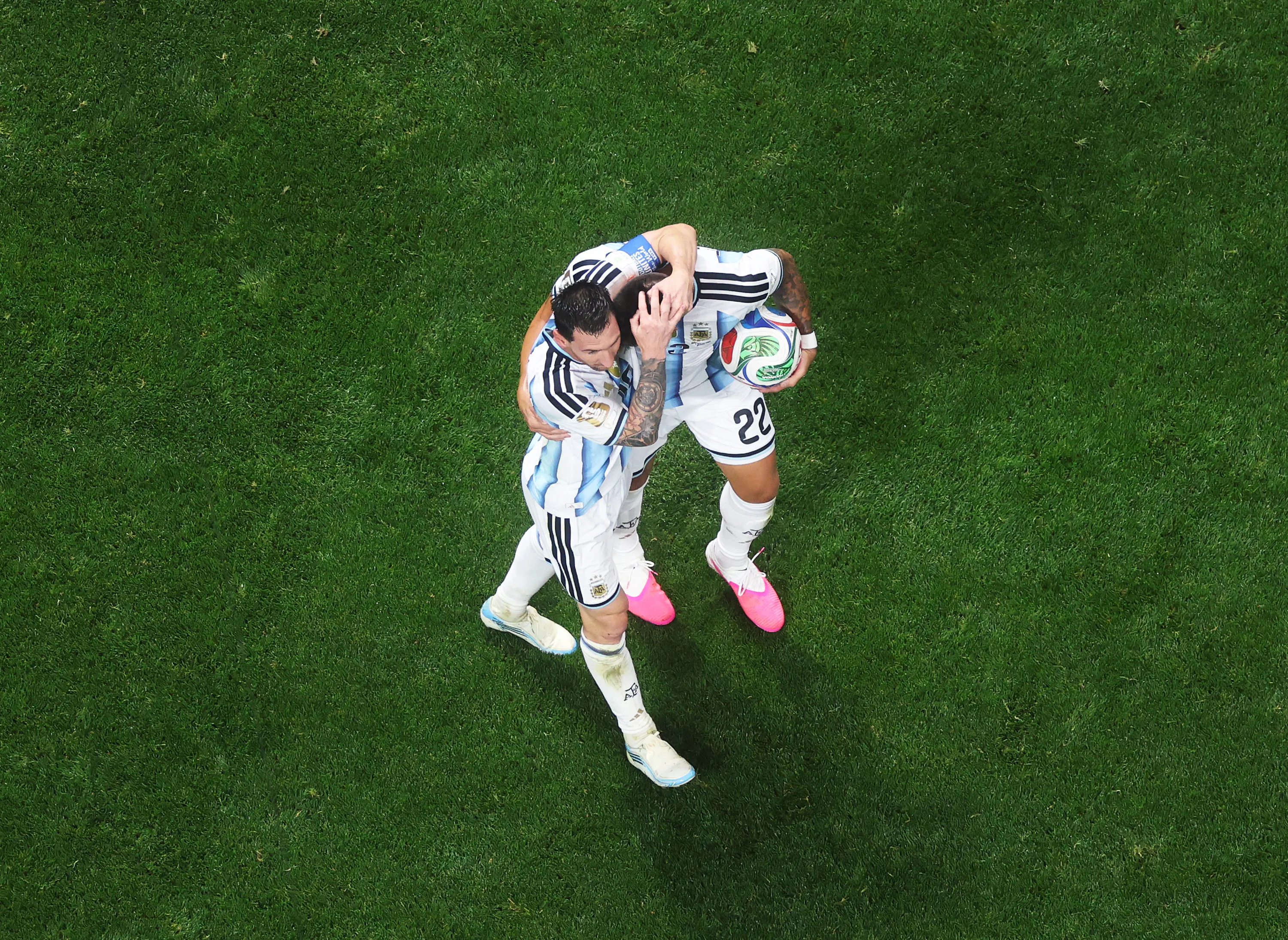 Selección de Argentina celebrando (Foto: Getty).