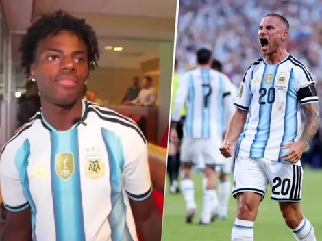 Así reaccionó IShowSpeed al gol de Alexis Mac Allister para el 1-0 de Argentina ante Suiza