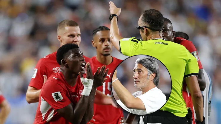 Breel Embolo expulsado.