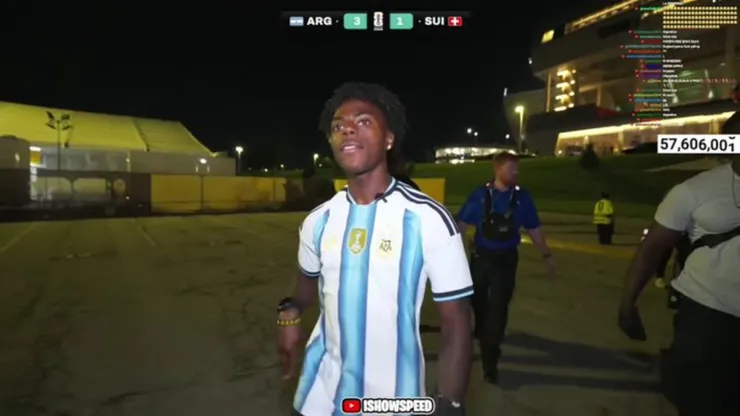 Speed no hinchará por Argentina contra Inglaterra.