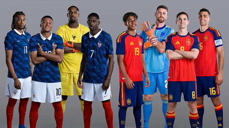 Alineaciones confirmadas del Francia vs. España por el Mundial 2026.