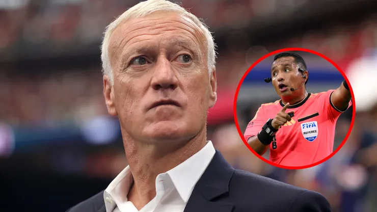 Didier Deschamps cuestionó el arbitraje de Iván Barton en la semifinal ante España.