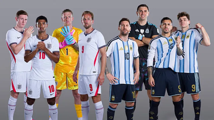 Alineaciones confirmadas del Argentina vs. Inglaterra por el Mundial 2026.