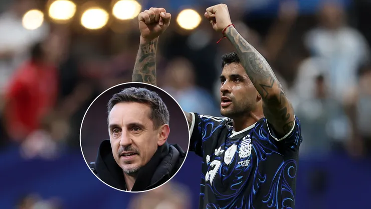 Cuti Romero y Gary Neville.