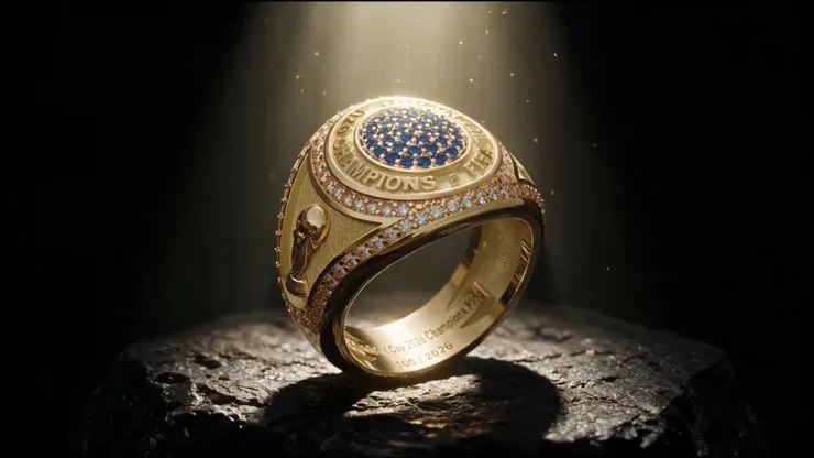Anillo que recibirán los campeones del mundo