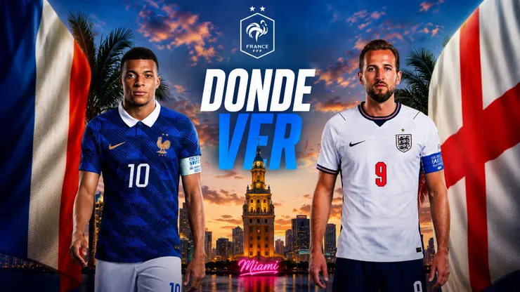 Dónde ver Francia vs Inglaterra