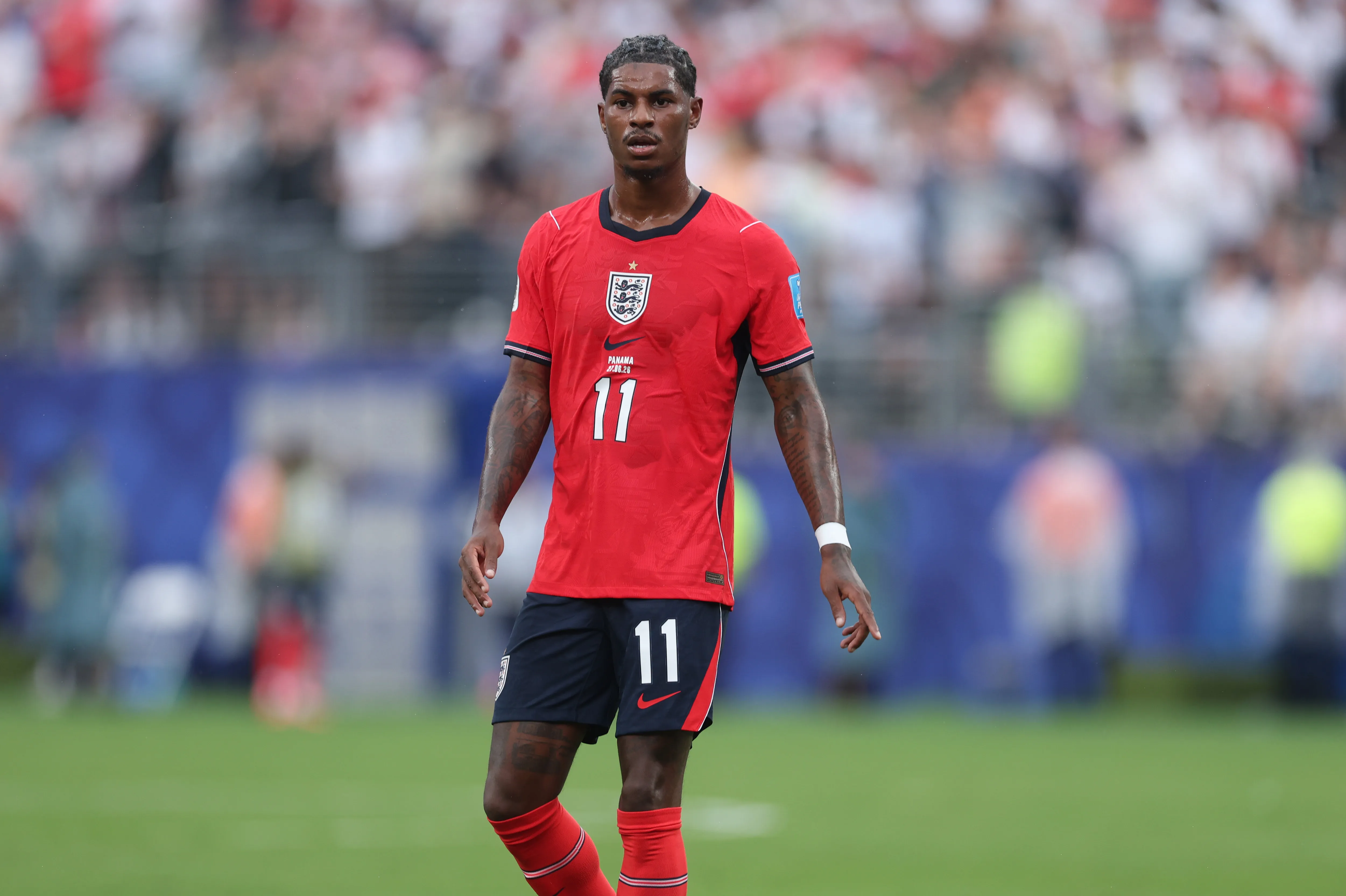 Marcus Rashford frente a Panamá (Foto: Getty).