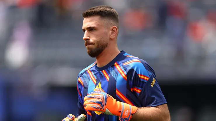 Unai Simón, arquero de la Selección de España.