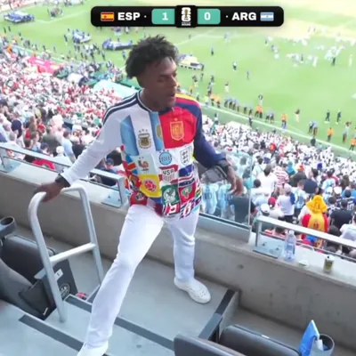 Así reaccionó IShowSpeed al título de España y dedica mensaje a Messi