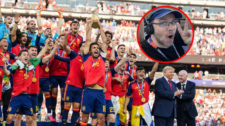 MisterChip celebró el triunfo de España.