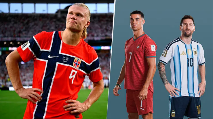 Erling Haaland superó a Cristiano Ronaldo y a Lionel Messi en el Mundial 2026.