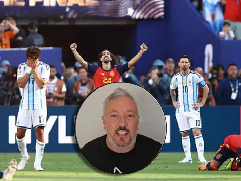 Pablo Carrozza soltó teoría conspirativa para justificar la derrota de Argentina ante España