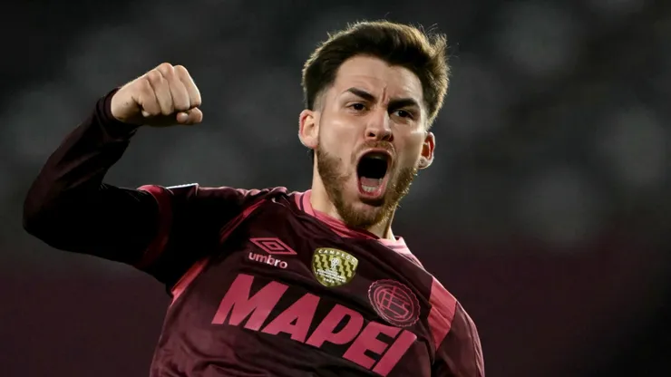 El grito de gol de Franco Watson en el triunfo de Lanús ante Cienciano.