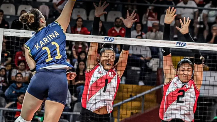 Perú vs. Brasil por la Copa Sudamericana de Vóley 2026.