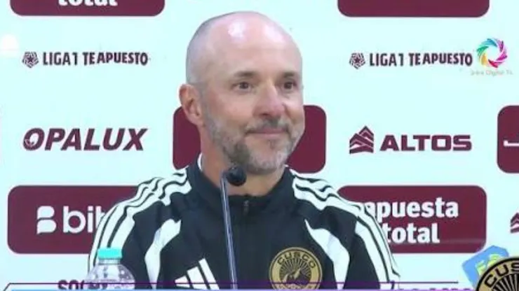 Javier Rabanal, DT de Cusco FC.