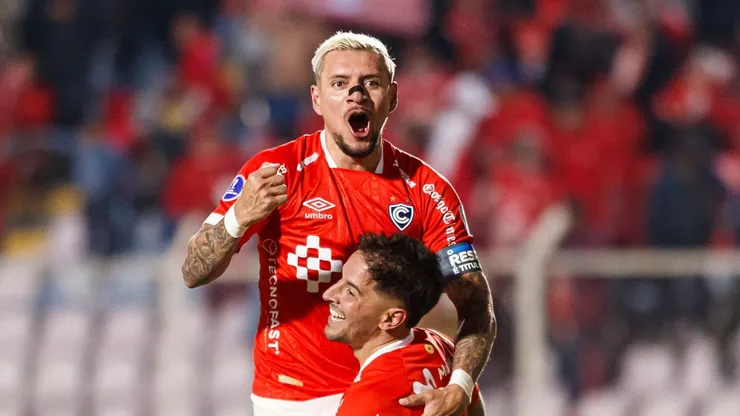 Carlos Garcés y Alejandro Hohberg, goleadores de Cienciano ante Lanús.