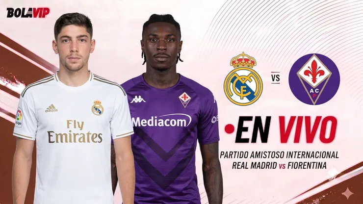 Real Madrid y Fiorentina se enfrentan en un amistoso internacional.