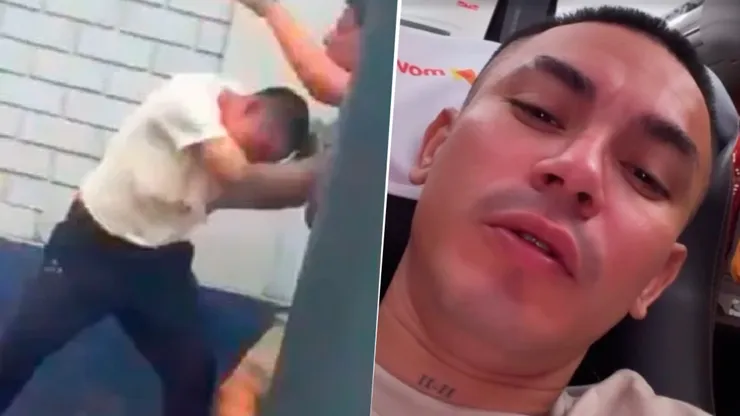 Jean Deza tuvo pelea callejera y luego apareció en sus redes sociales.
