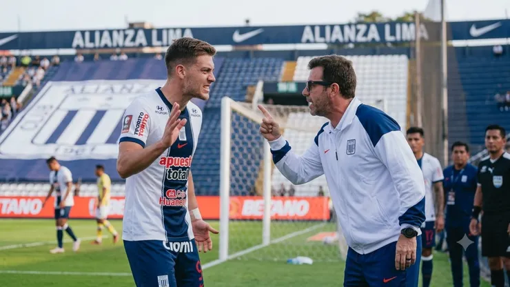 Federico Girotti discutió con Pablo Guede dentro de Alianza Lima.