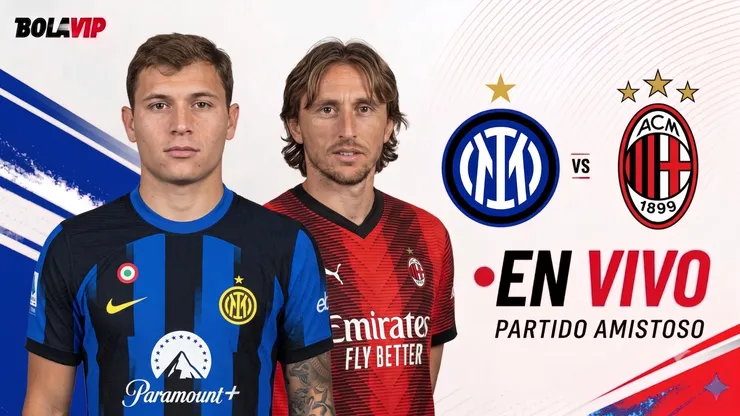 Inter y Milan se enfrentan en un amistoso en Perth, Australia.