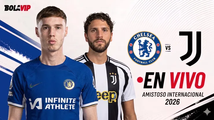 Chelsea y Juventus se enfrentan en un amistoso.