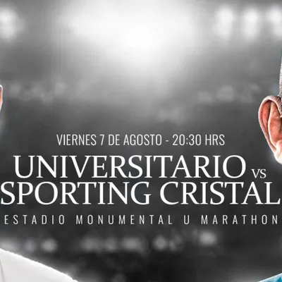Dónde ver EN VIVO Universitario vs. Cristal por el Clausura 2026: canales de TV y streaming