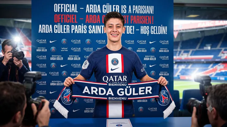 Arda Guler, volante de Real Madrid.