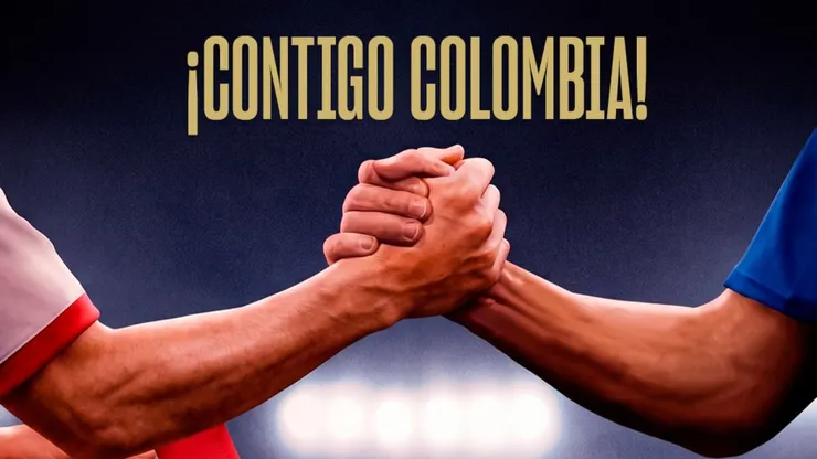 Parte de la imagen que usó Perú en apoyo a Colombia.
