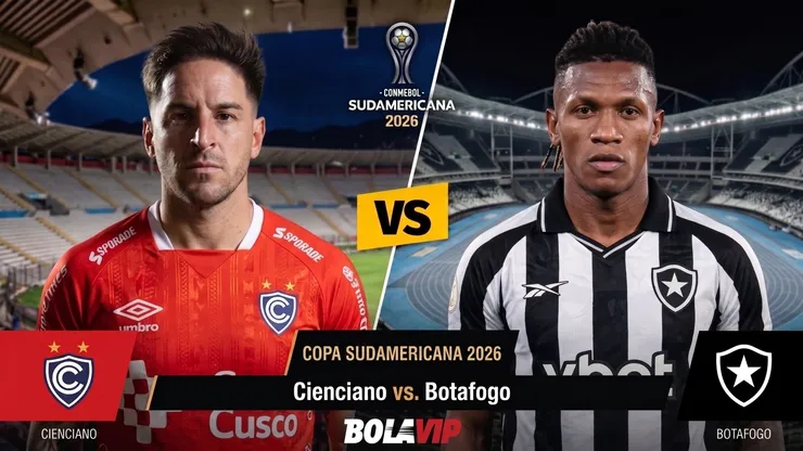 Cienciano y Botafogo se enfrentan por la ida de octavos de Sudamericana.