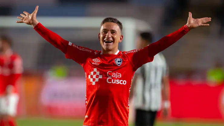 Neri Bandiera, autor de uno de los goles de Cienciano en el partido de ida.