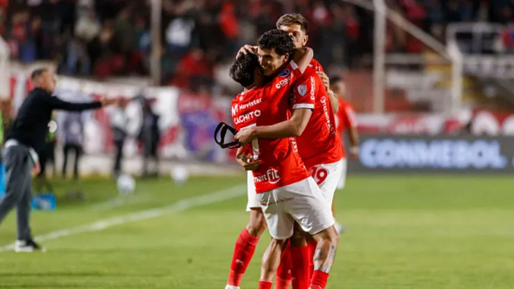 Jugadores Cienciano celebrando ante Botafogo.